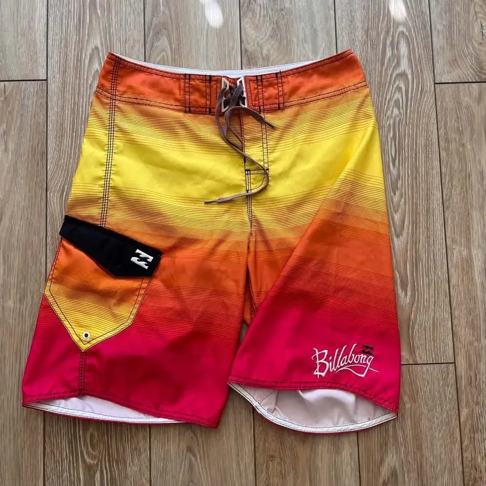 Billabong Hecho De Billabong Gradient Stripe Board Shorts Size 31